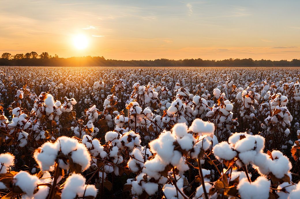 Global cotton market sees price decline over past month