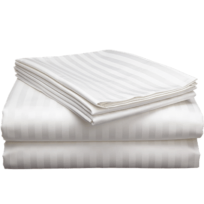 Satin Stripe Bed Sheet